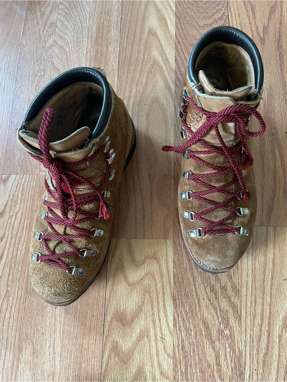 VTG DEXTER Leather Mountaineering Hiking Boots Mens Sz 12 M Vibram MADE IN USA